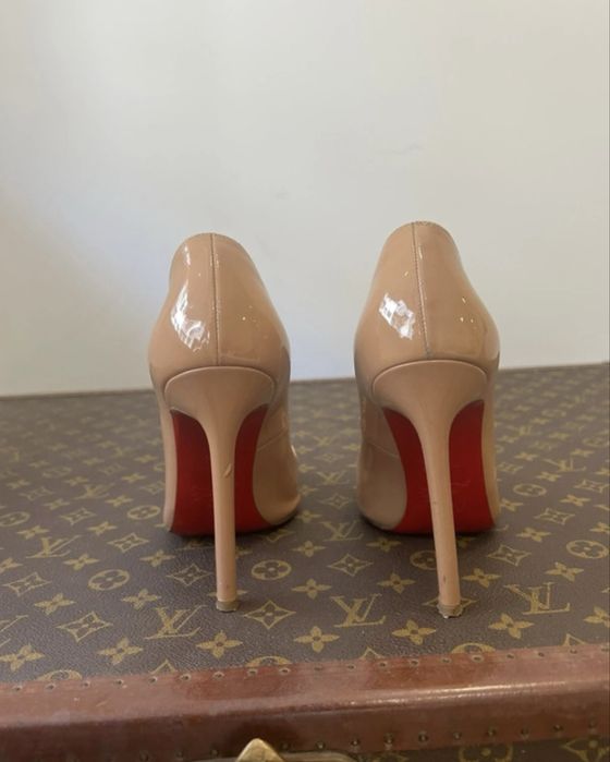 Sapato Nude Christian Loubotin Original