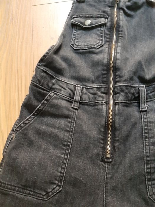 Zara jeansowe ogrodniczki 9lat-134cm