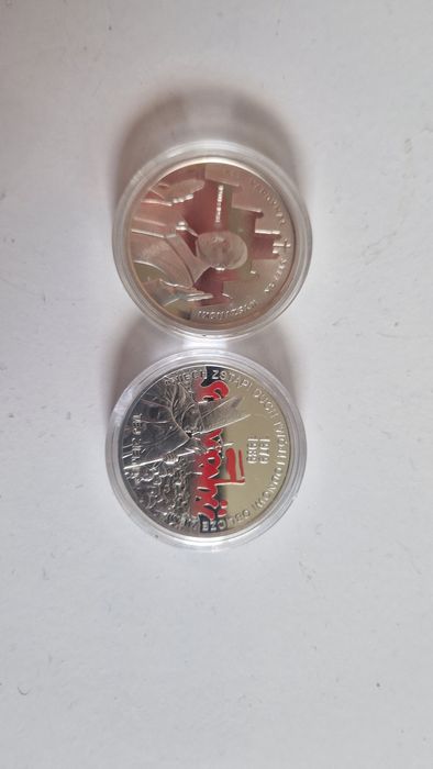 10 zł Wyszyńsk 2001r ,i 10zł Solidarność 2009r