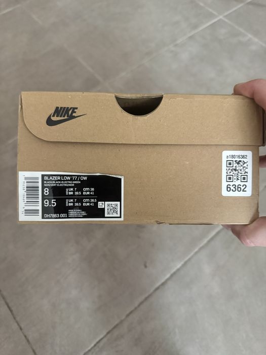 Nike Blazer Off-White Black Electro Green
