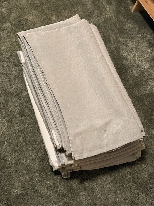 3 PARy - 6 ZASŁON IKEA VILBORG 145x300cm