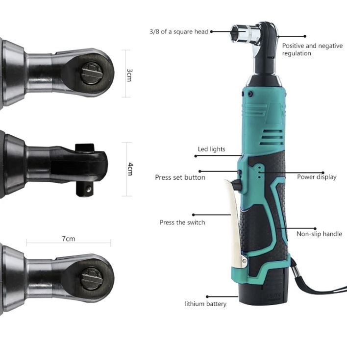 Roquete/Catraca a bateria