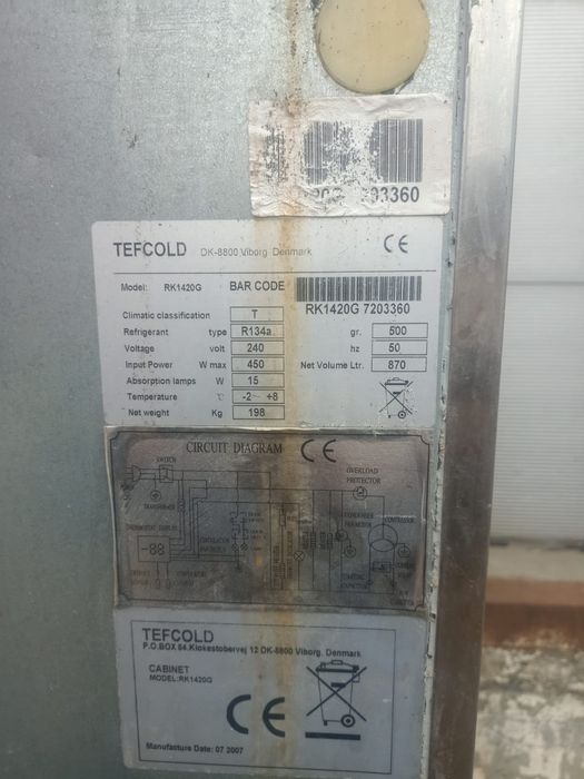 Профессиональный холодильник Tefcold RK1420G