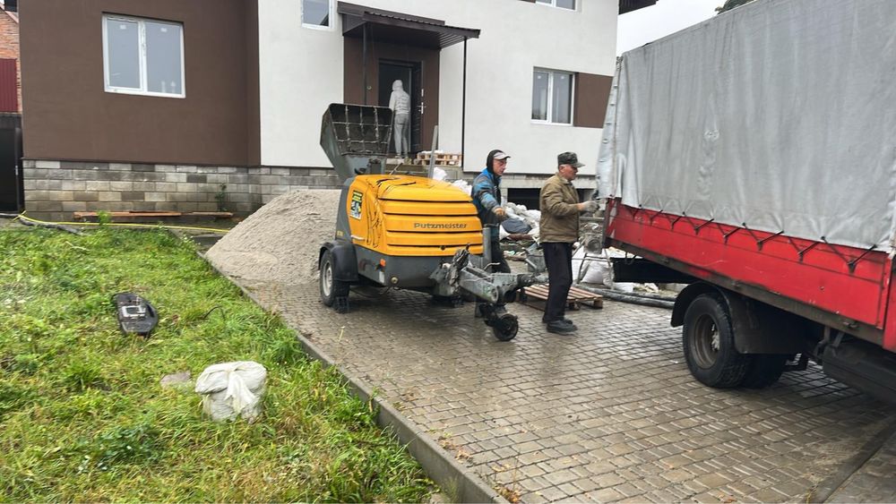 Стяжка підлоги, машиннним методом