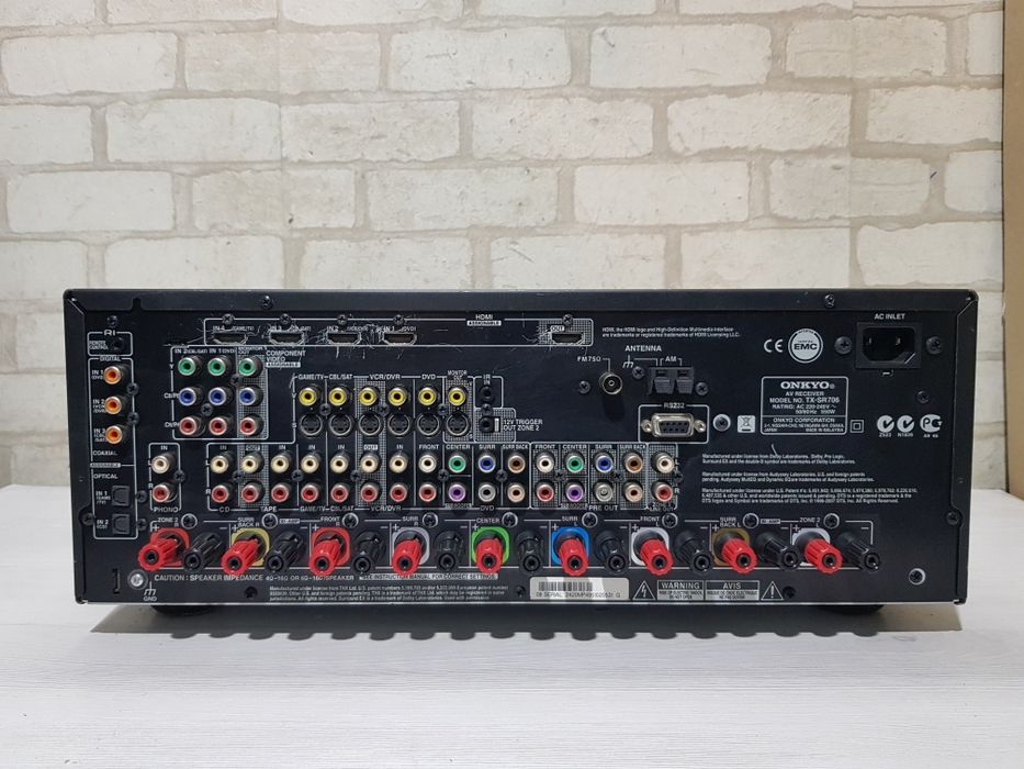 Пульт!7.1 AV ресивер Onkyo TX-SR 706, 7х130Вт б/у з Німеччини
