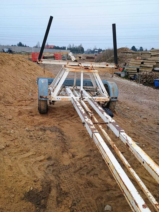 Przyczepa dłużycowa KAISER 2T dłużyca do stali słupów drutu drewna