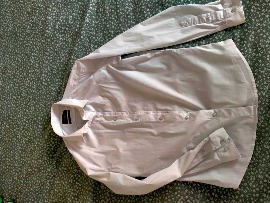 Koszula chłopięca biała Reserved M super slim fit