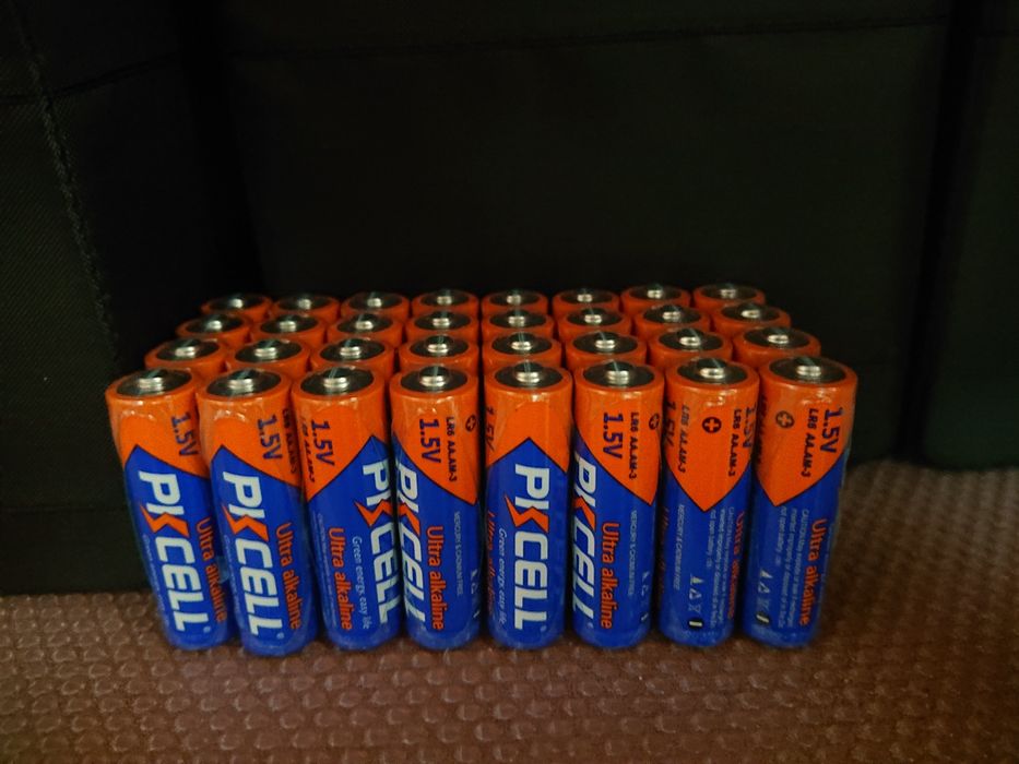 Pilhas AA ultra alcalinas super heavy duty novo