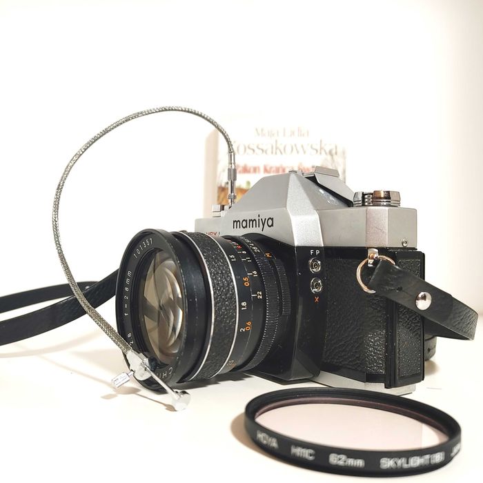 Wyjątkowa Lustrzanka analogowa MAMIYA MSX 500 z Auto Chinon 1:2,8