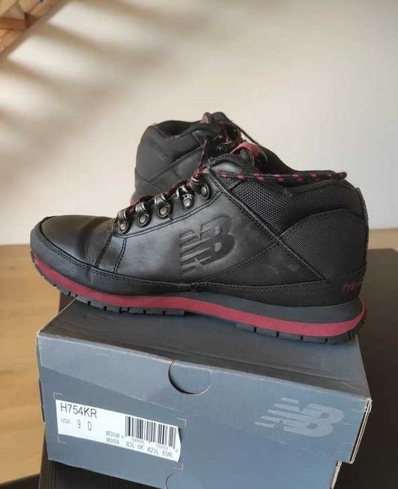 H754KR New balance czarne skórzane 42,5 rozmiar