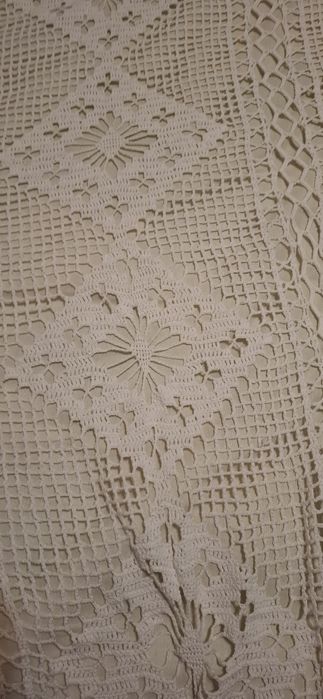 Colcha croche branco