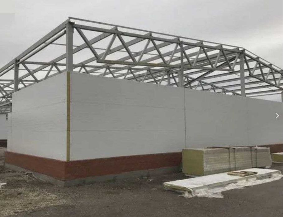 Сендвіч панель стінова з пінопласту, Вати, ППУ або PIR