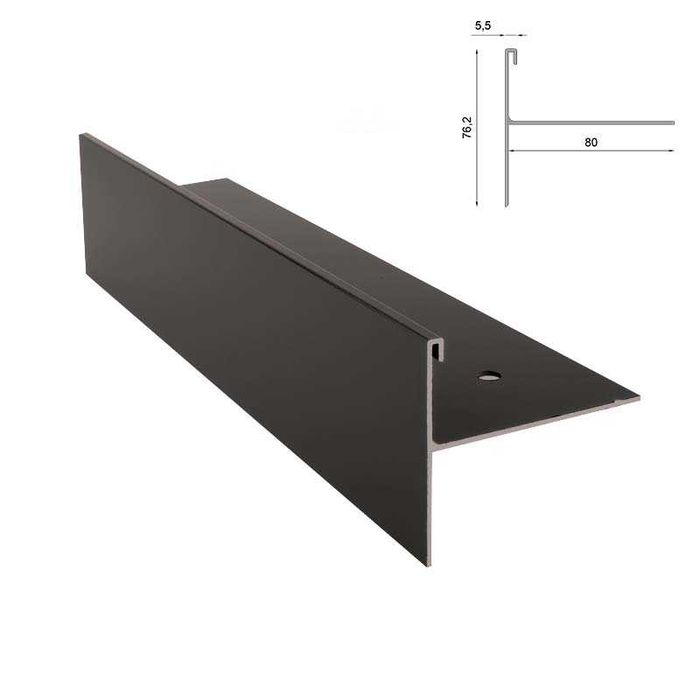 Profil W35B okapowy boczny 200 cm RENOPLAST Tarasy Wentylowane