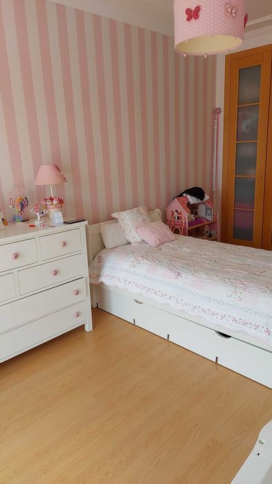 Cama Solteiro Quarto de Menina - Oficina rustica