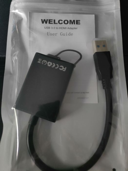 Adapter, konwerter, przejściówka USB do HDMI