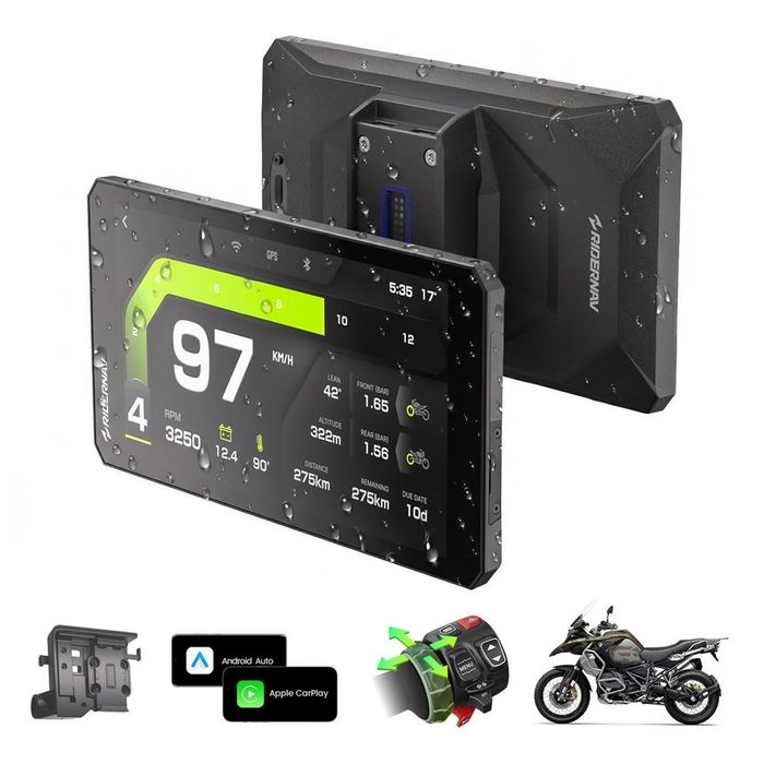 NAVEGADOR RiderNav 7 Polegadas -  MOTO BMW –  Wonder Wheel – Novo Selado 3 Anos Garantia