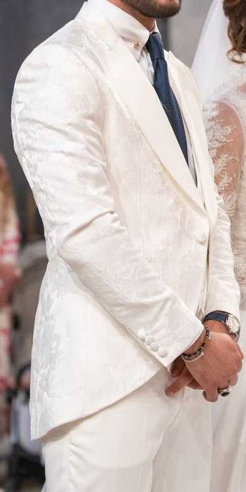 Fato noivo 3 peças branco