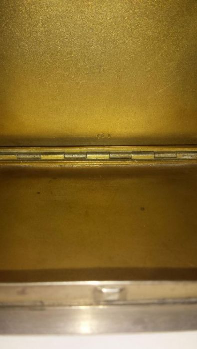 wizytownik ze srebra, antyk