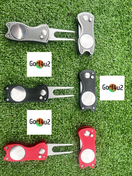 Znacznik do naprawy divotów z markerem – zadbaj o green z klasą czarny