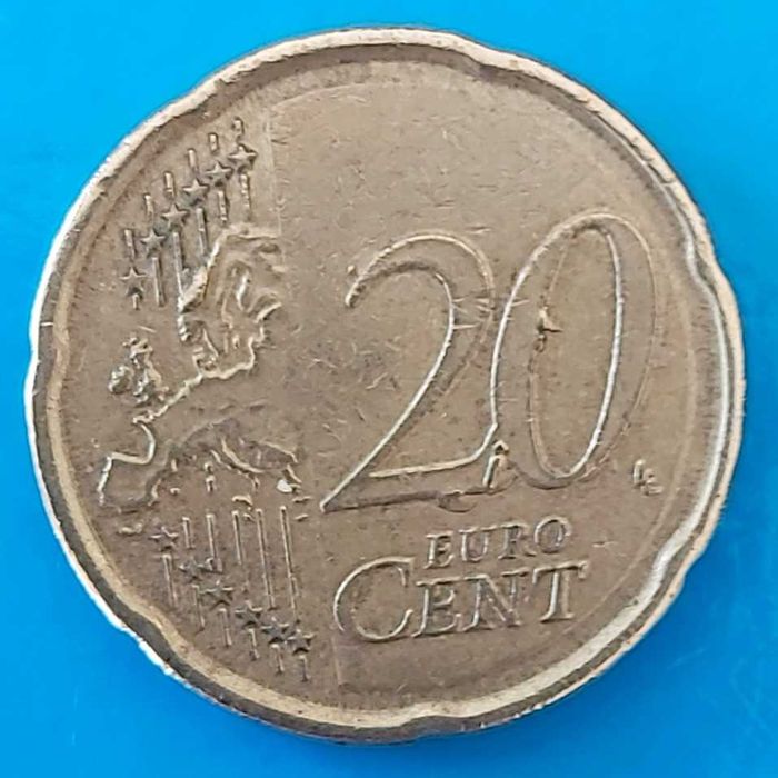 20 Cêntimos de 2008 da Bélgica