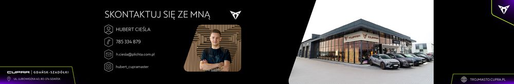 CUPRA PLICHTA Gdańsk (Szadółki) - Autoryzowany Salon, Serwis i Sprzedaż Online top banner