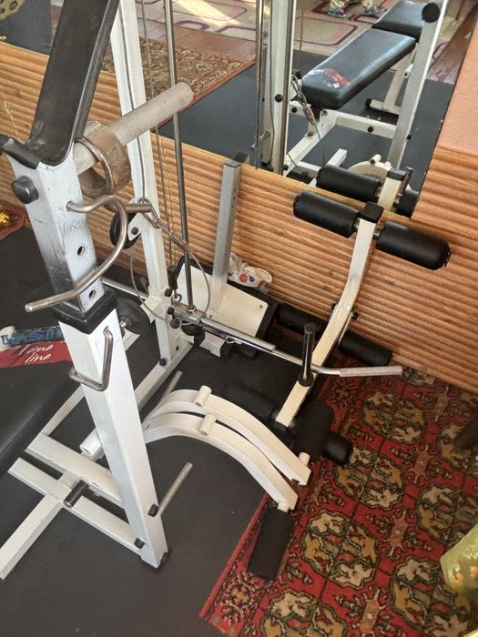 Багатофункціональний тренажер VASIL (лавка + тяга + ноги)