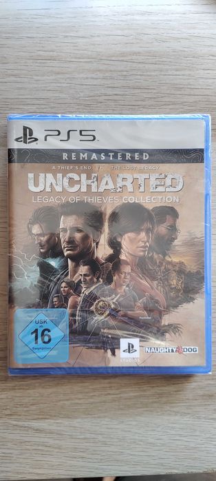 Uncharted: Legacy of Thieves Collection para PS5, completamente NOVO e SELADO. Envio grátis!