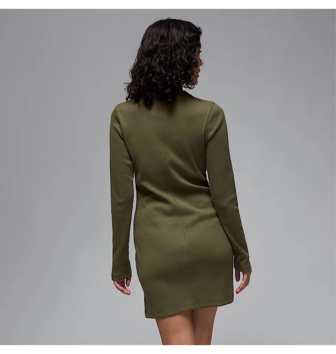 Сукня Air Jordan 1/2-Zip Long-Sleeve Knit Dress Olive HF9477-222