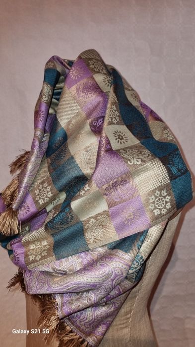 Dwustronny szal 100%pure