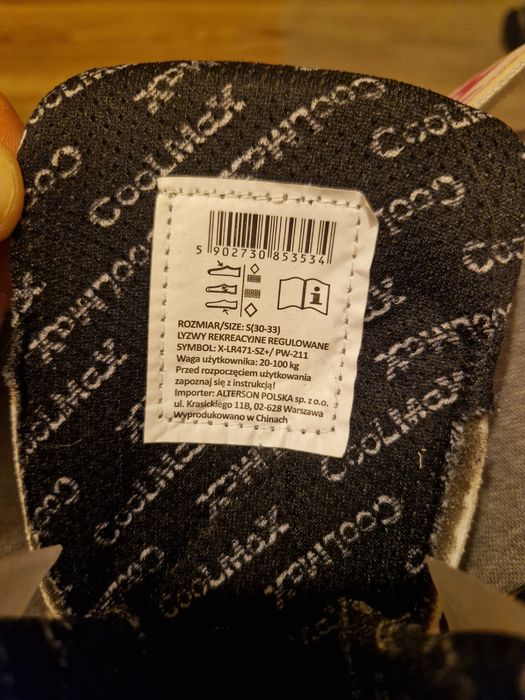 Łyżwy regulowane, lyzwy dziecięce, dziewczynka