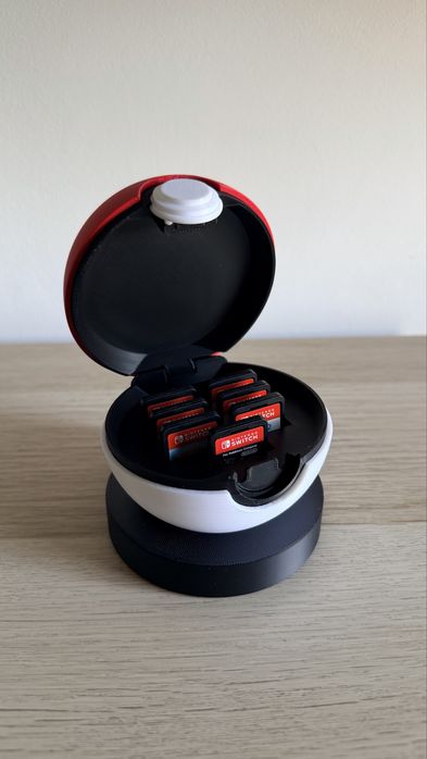 Estojo Pokebola para jogos Nintendo Switch