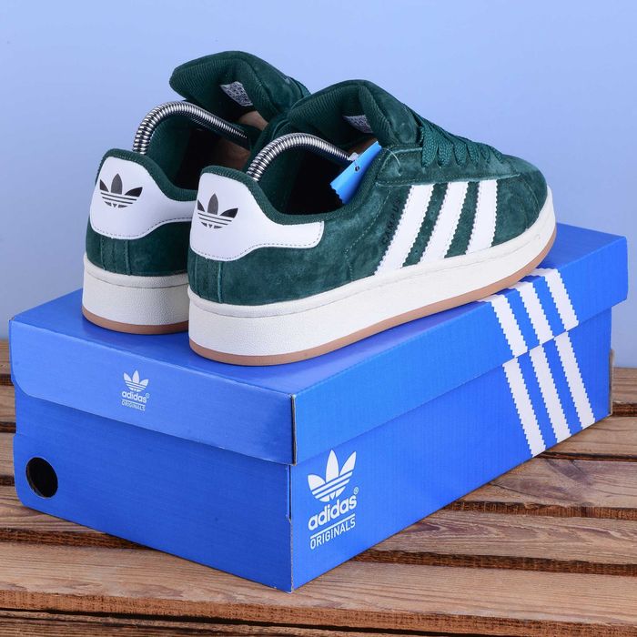 (2291) SALE Кросівки Adidas Campus колір хакі (41,44) адідас адідаси кампус кеди