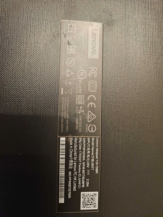 Laptop firmy Lenovo