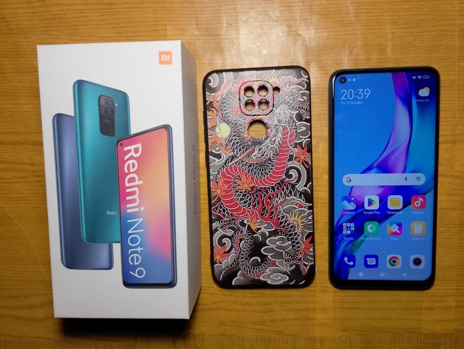 Redmi Note 9 Forest Green 4+2gb 128gb Rom