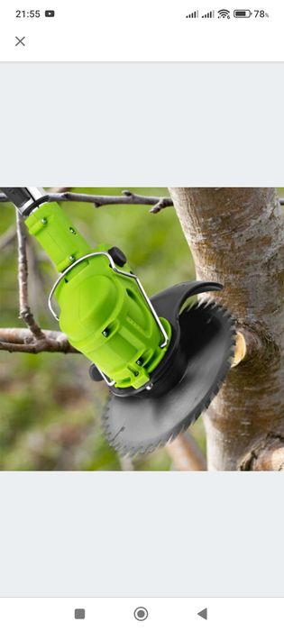 Podkaszarka Akumulatorowa Kosa Piła elektryczna Wykaszarka do Trawy