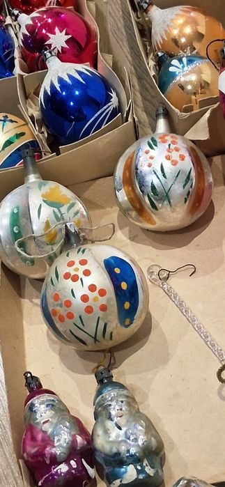 Bombki szklane z czasów prl