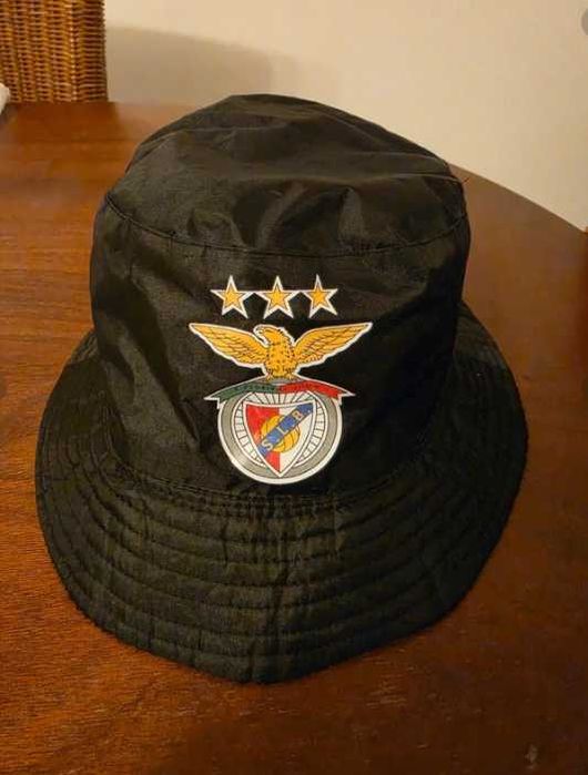 Chapéu Bucket Hat SL Benfica Preto / Gorro de Chuva Benfica