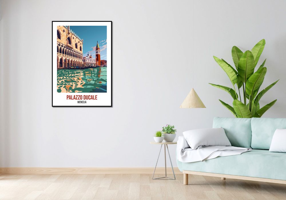 Plakat 70x100cm Palazzo Ducale