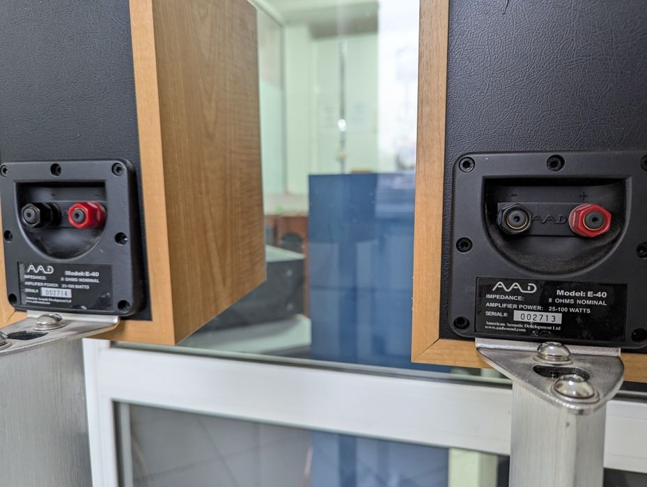 Hi-Fi Акустика AAD E-40. Алюминий! Золото. Вес 7 кг. USA