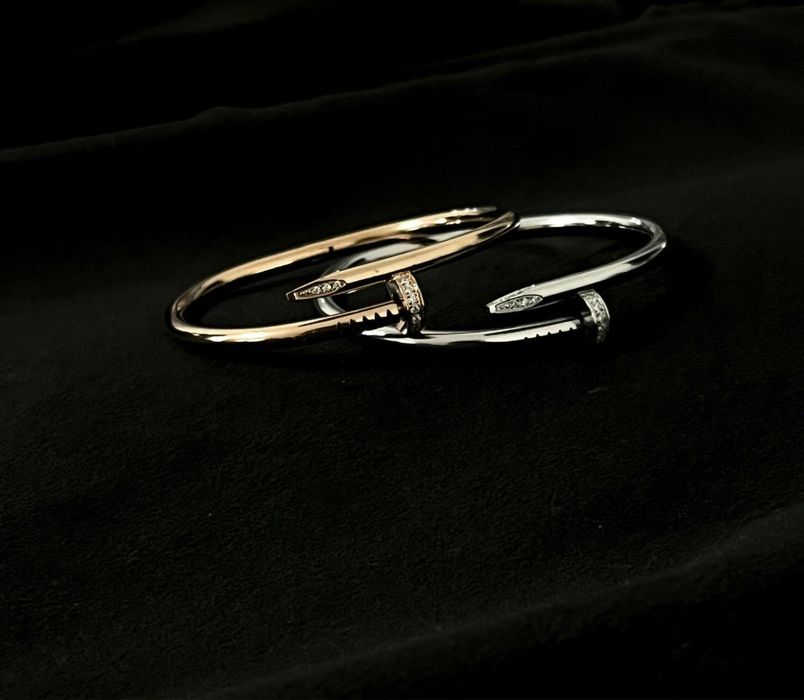 Срібний браслет “Cartier”  «Цвях»