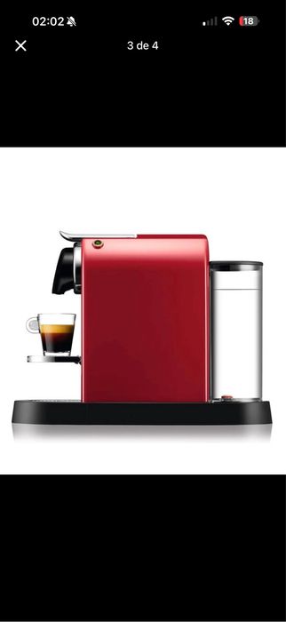 Maquina de cafe nespresso citiz cherry red