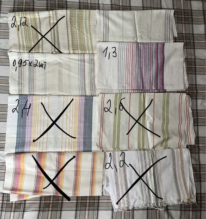 Льняні/ лляні відрізи, рушники