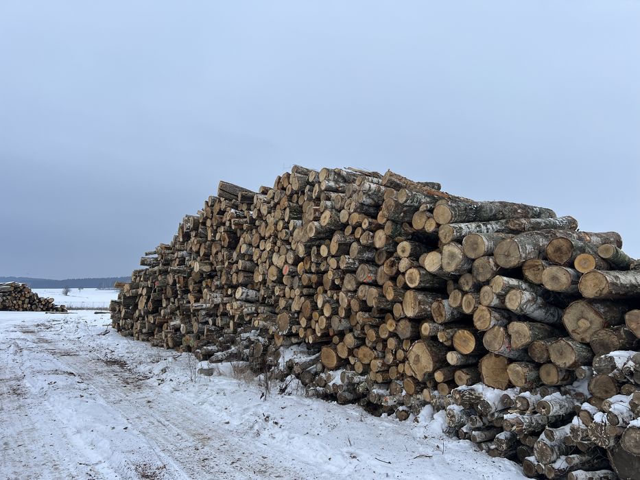 Drewno opałowe w wałkach