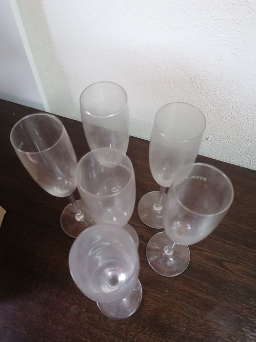 Conjunto de 6 copos champanhe