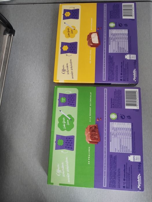 Nutella 4 kg / Praliny Lindt + 2 x Milka