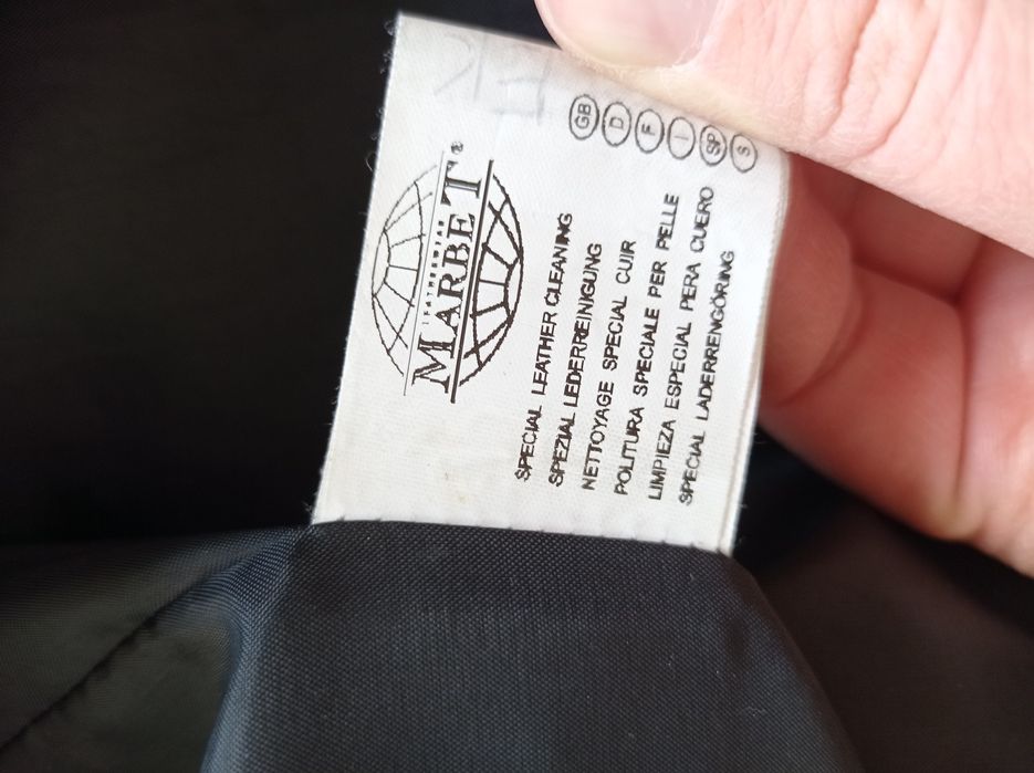 Kurtka skórzana Marbet męska skóra owcza