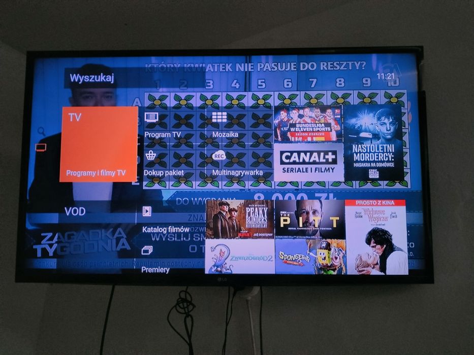 Telewizor LG 43LF510V  z pilotem  / do naprawy lub na części