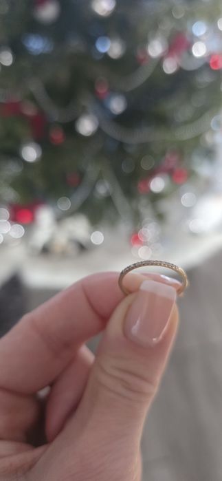 Apart złoty pierścionek Diamenty