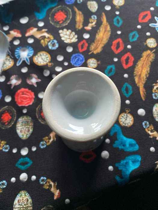 Порцелянова чаша для коктейлю мазагран з квітковим декором