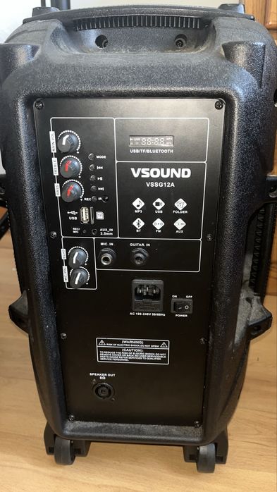 Sistema de Som VSOUND VSSG12A Completo – Como Novo